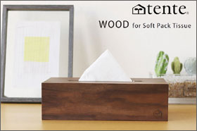 tente WOOD for soft pack tissue
